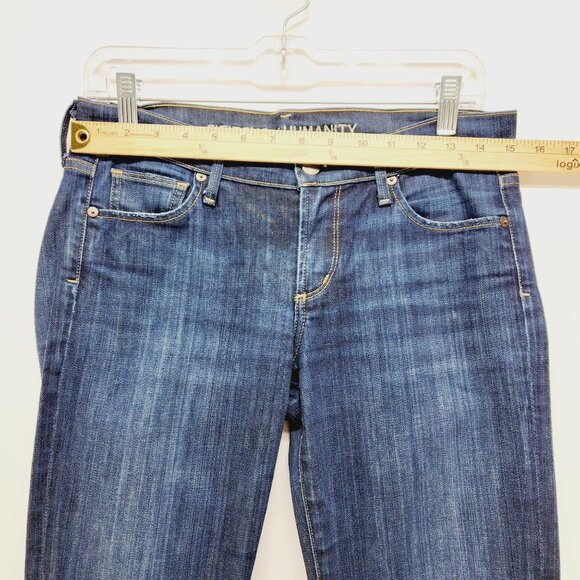Citizens Of Humanity Womens Bootcut Jeans Mid Rise Size 27 Blue Denim - Picture 7 of 14